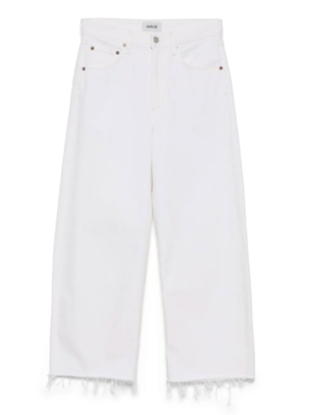 $378 AGOLDE Low Curve Jean White Size 27 New